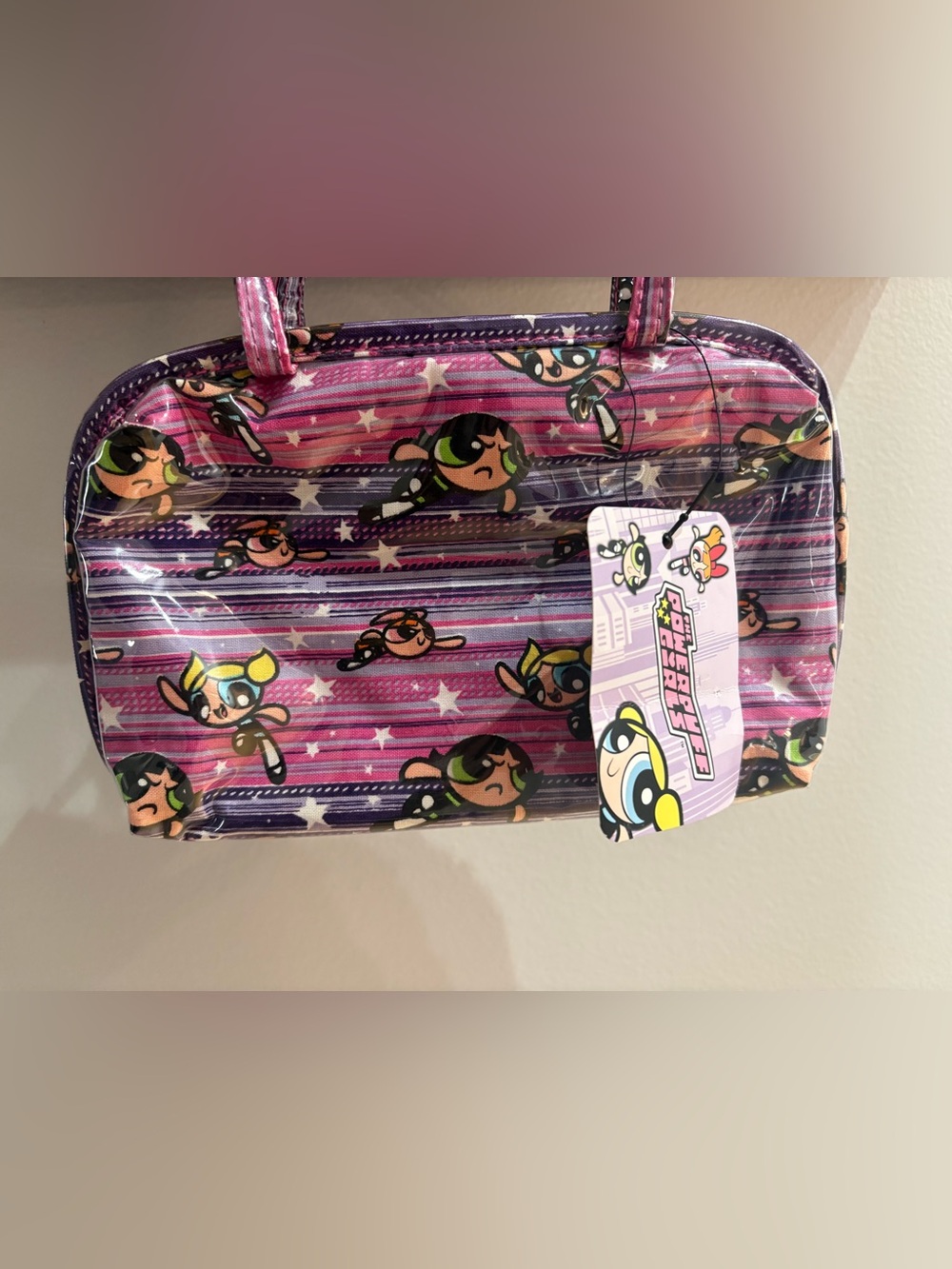 Vintage 2000 Powerpuff Girls Toiletry Cosmetic Travel Bag NWT Y2K